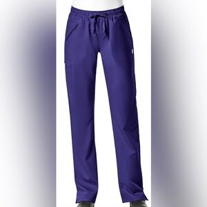 XL TALL PURPLE Maevn Women's EON Full Elastic Cargo Scrub Pant